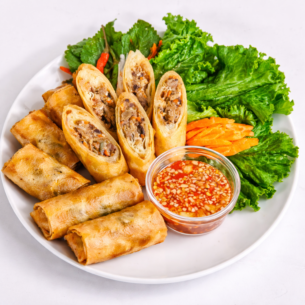 Egg roll w/ pork and shrimp – Chả Giò Thịt Tôm