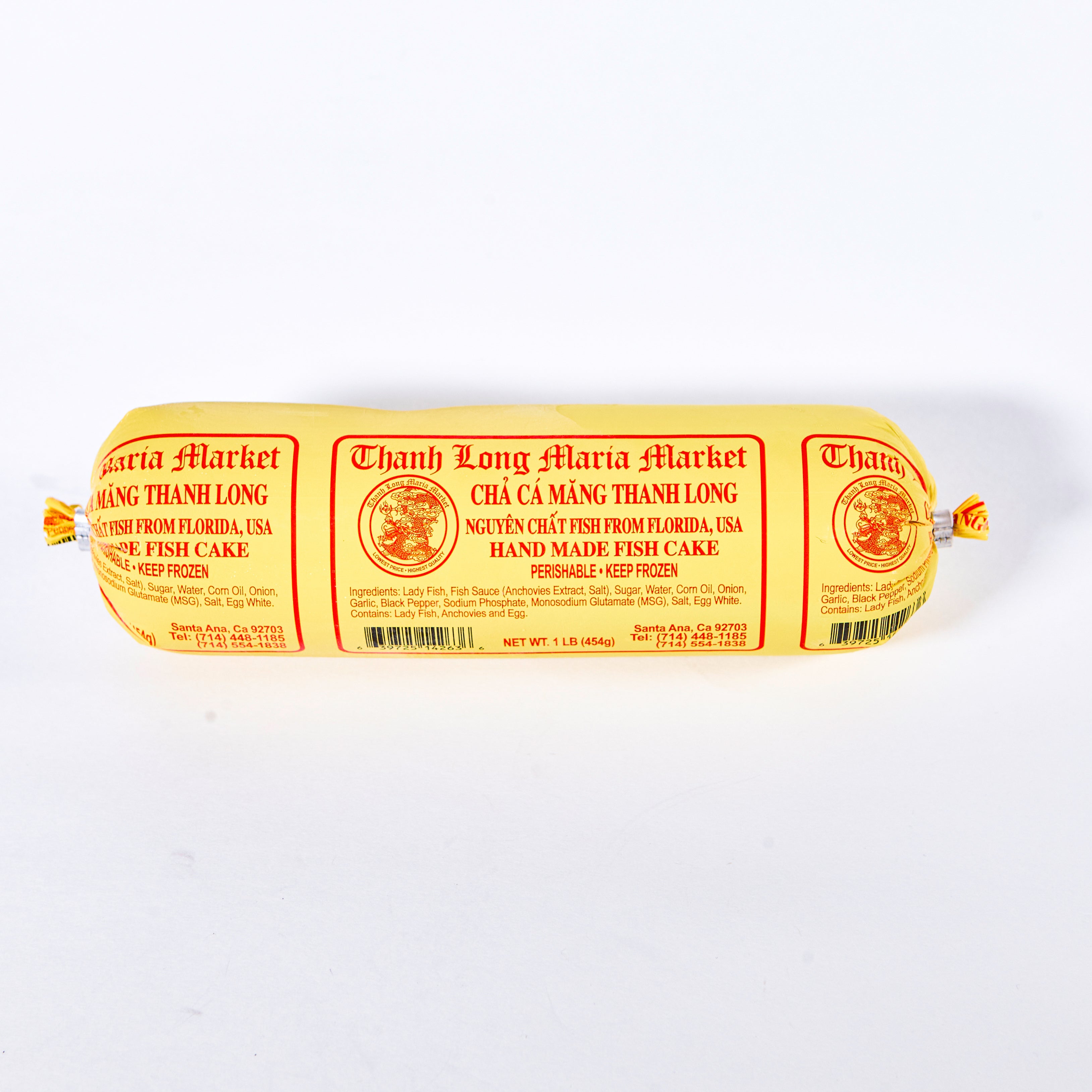 Chả Cá Măng Thanh Long - 1lb