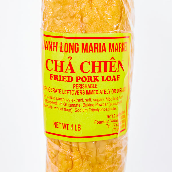 Fried pork loaf long – Chả Lụa Chiên Cây - 1lb