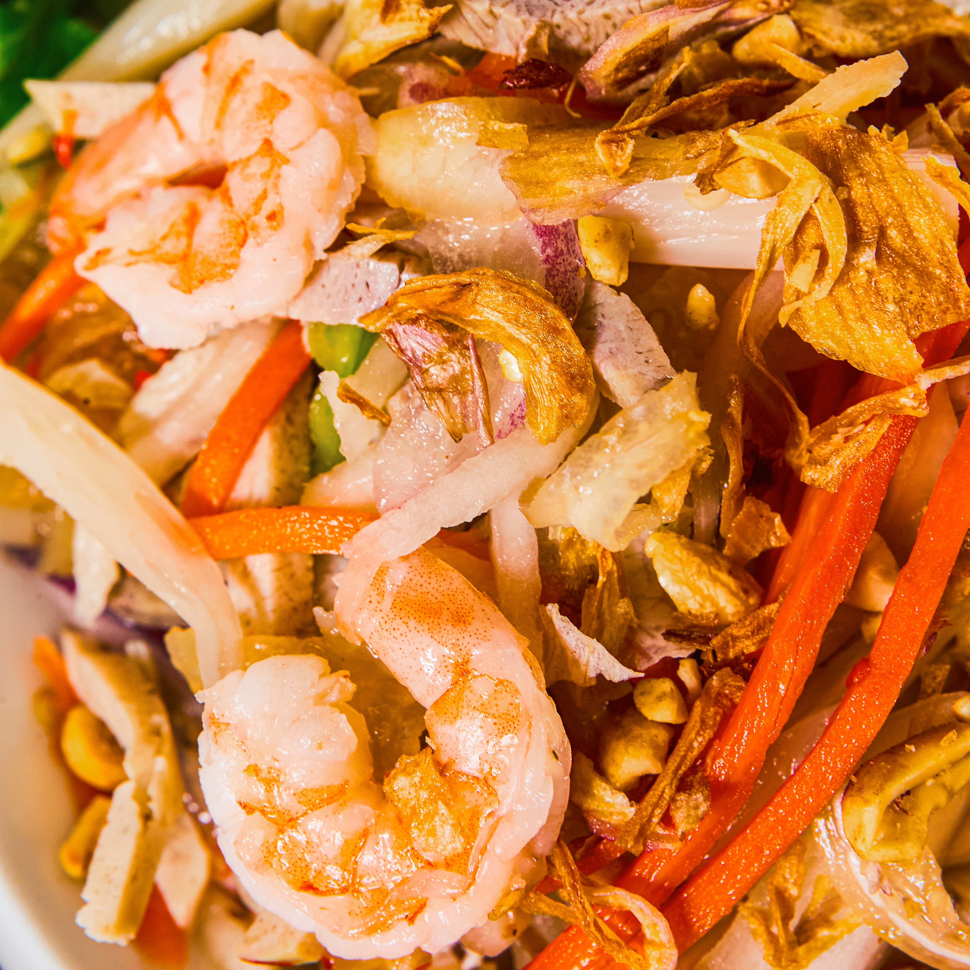 Jellyfish Lotus salad w/ pork and shrimp